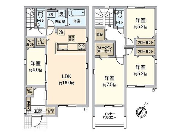 間取りを拡大表示