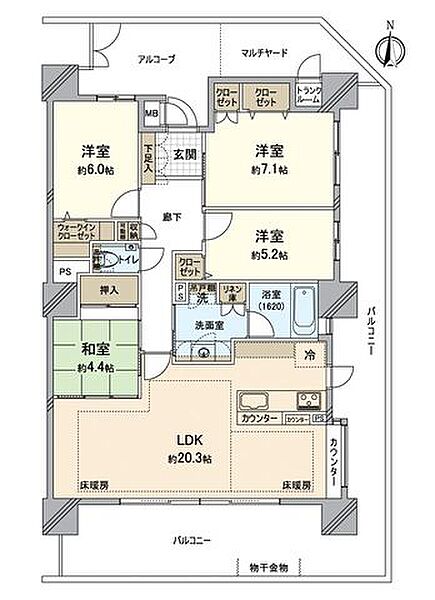 間取りを拡大表示