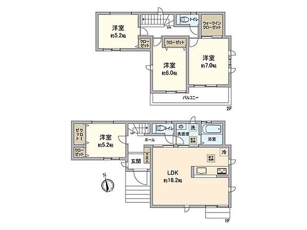 間取りを拡大表示