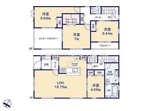 間取りを拡大表示