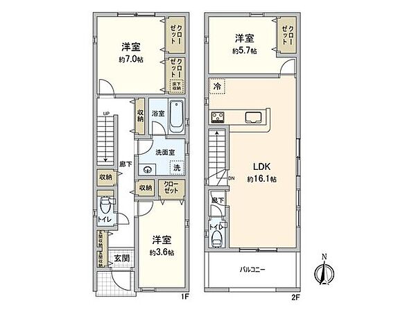 間取りを拡大表示