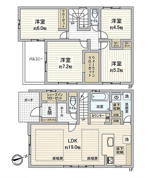 間取りを拡大表示