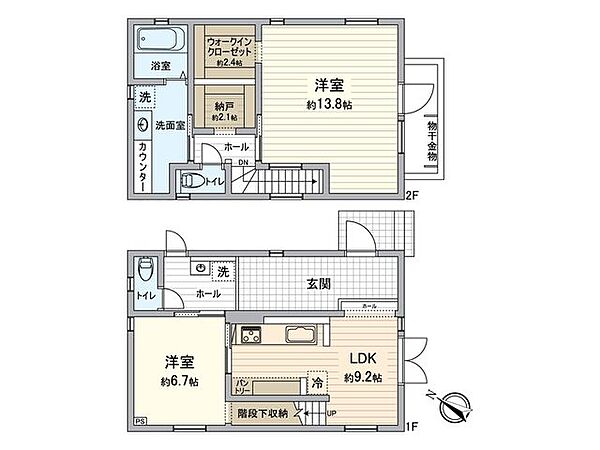 間取りを拡大表示