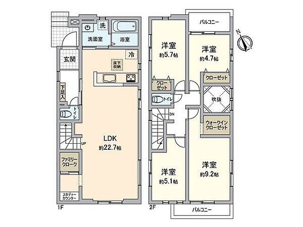 間取りを拡大表示