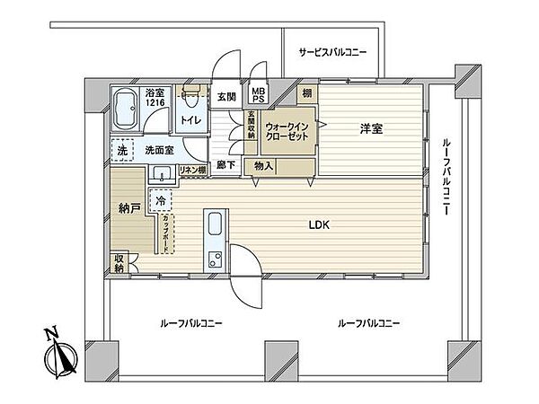 間取りを拡大表示