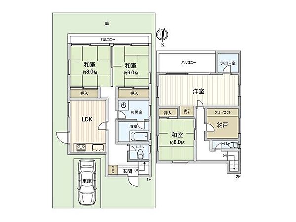 間取りを拡大表示