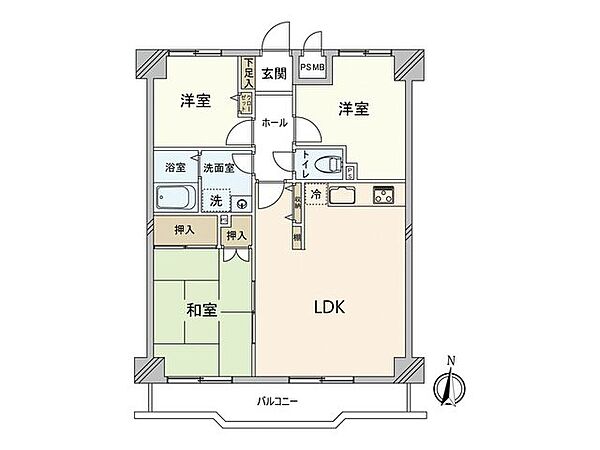 間取りを拡大表示