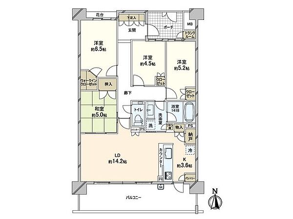 間取りを拡大表示