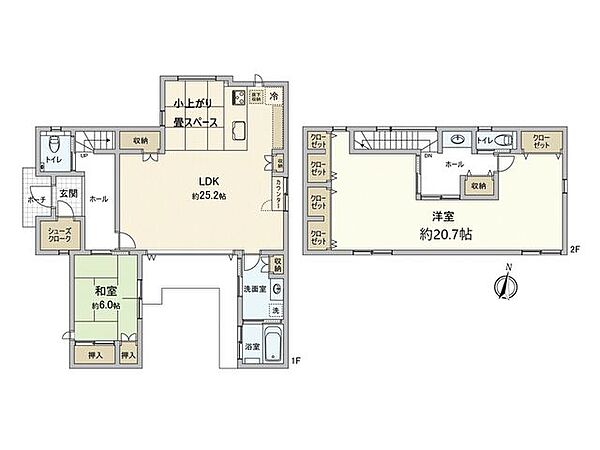 間取りを拡大表示