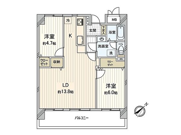 間取りを拡大表示