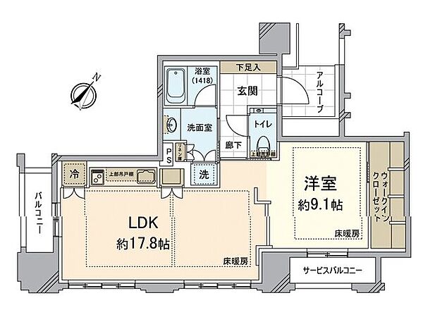間取りを拡大表示