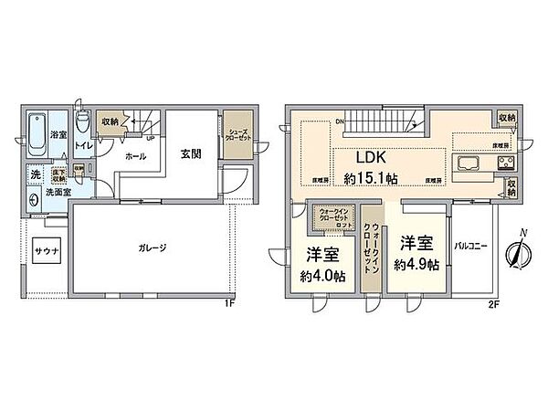間取りを拡大表示