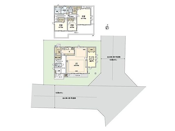 間取りを拡大表示