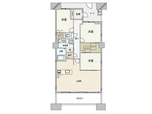 間取りを拡大表示