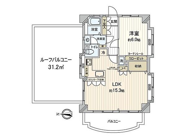 間取りを拡大表示