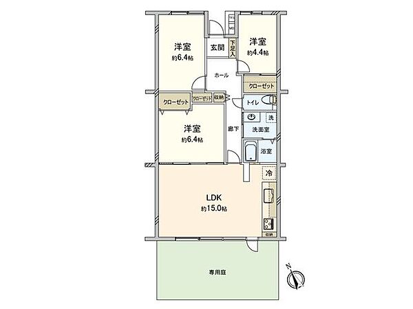 間取りを拡大表示
