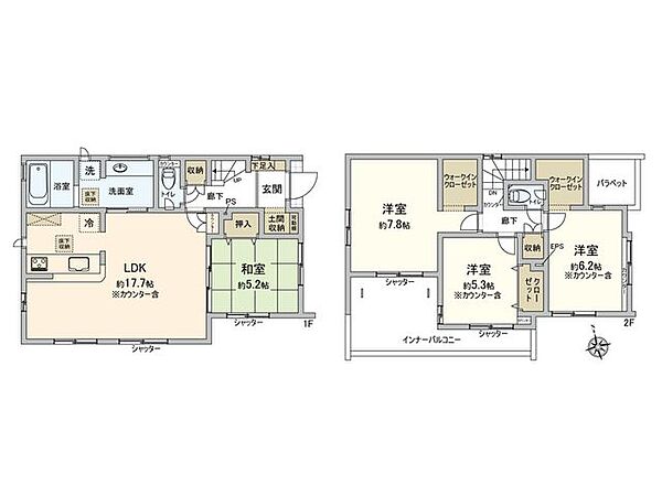 間取りを拡大表示