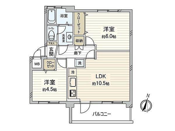 間取りを拡大表示