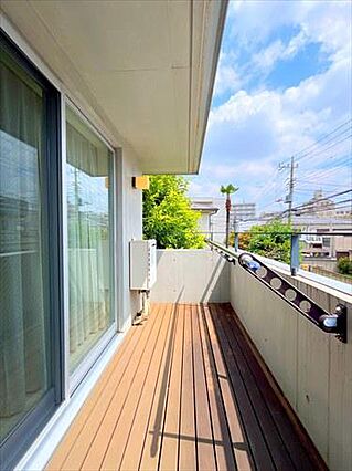 北側ベランダ