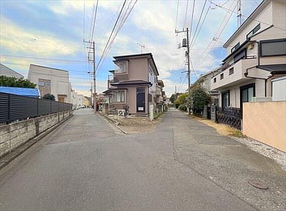 現地含む前面道...