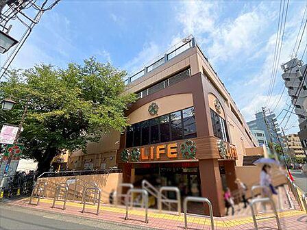 ライフ東中野店まで650m