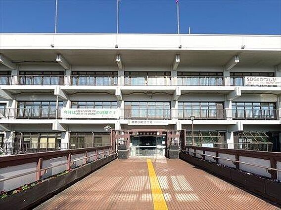 葛飾区役所まで...