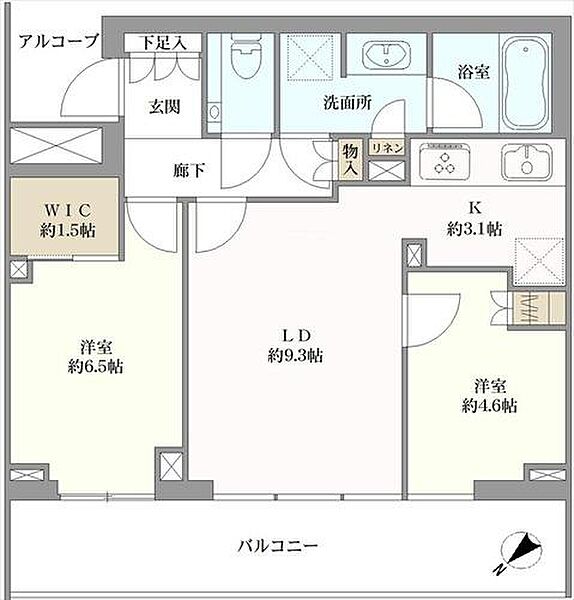 間取りを拡大表示
