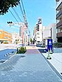 現地前歩道