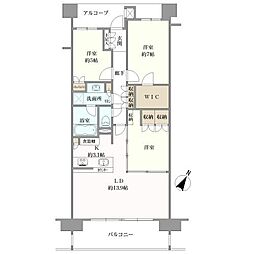 エイジオレガロ 3LDKの間取図画像