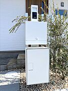 宅配ボックス付き門柱