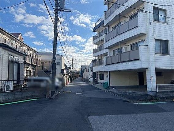 北東側道路1