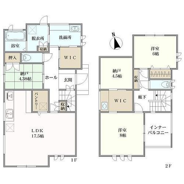 間取りを拡大表示