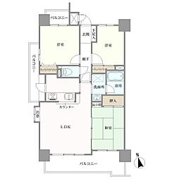 ライオンズシティ東別院 3LDKの間取図画像