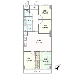 間取図画像 3SLDK