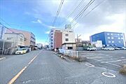 2025.1月撮影　北側道路です。