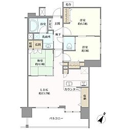 間取図画像 3LDK