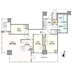 間取図画像 3LDK