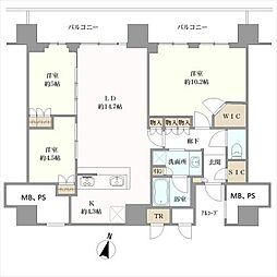 間取図画像 3LDK