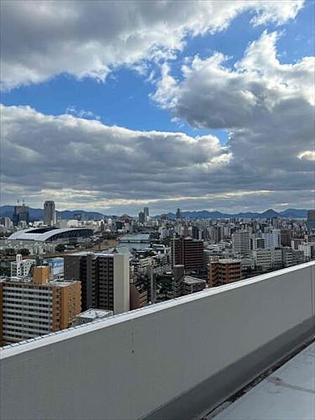 南東側バルコニーからの眺望