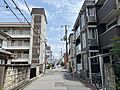 北東側前面道路...