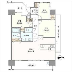 間取り：間取図