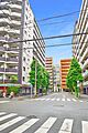 【現地前面道路...