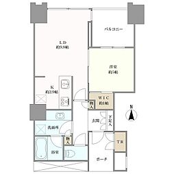 ワールドシティタワーズキャピタルタワーC2棟の間取図画像