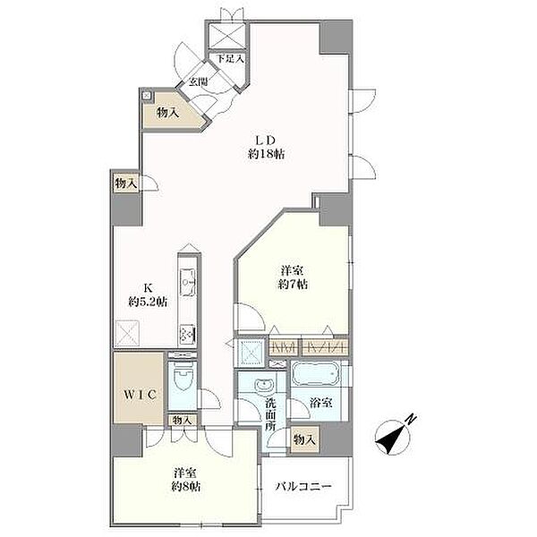 間取りを拡大表示