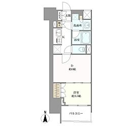 オープンレジデンシア栄サザンスクエア 1DKの間取図画像