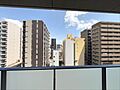 バルコニーから...