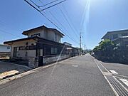 北西側道路（北東側より撮影）