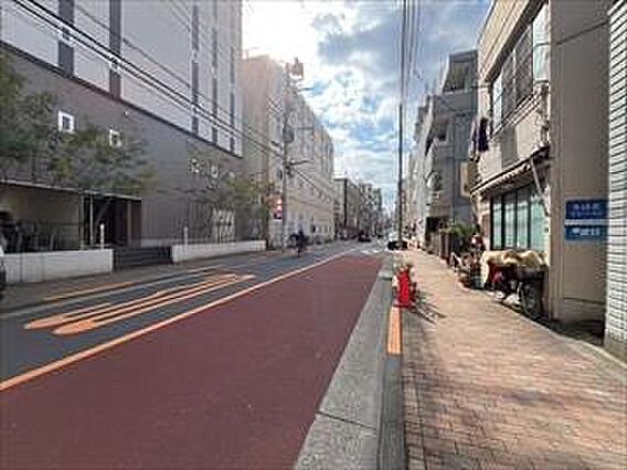 前面道路（北西...
