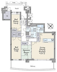 間取図画像 3SLDK