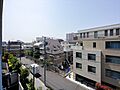 バルコニーから...